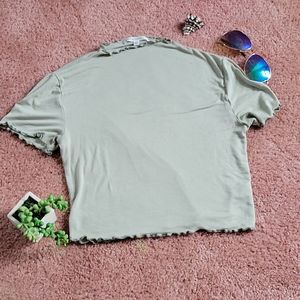 High neck crop top